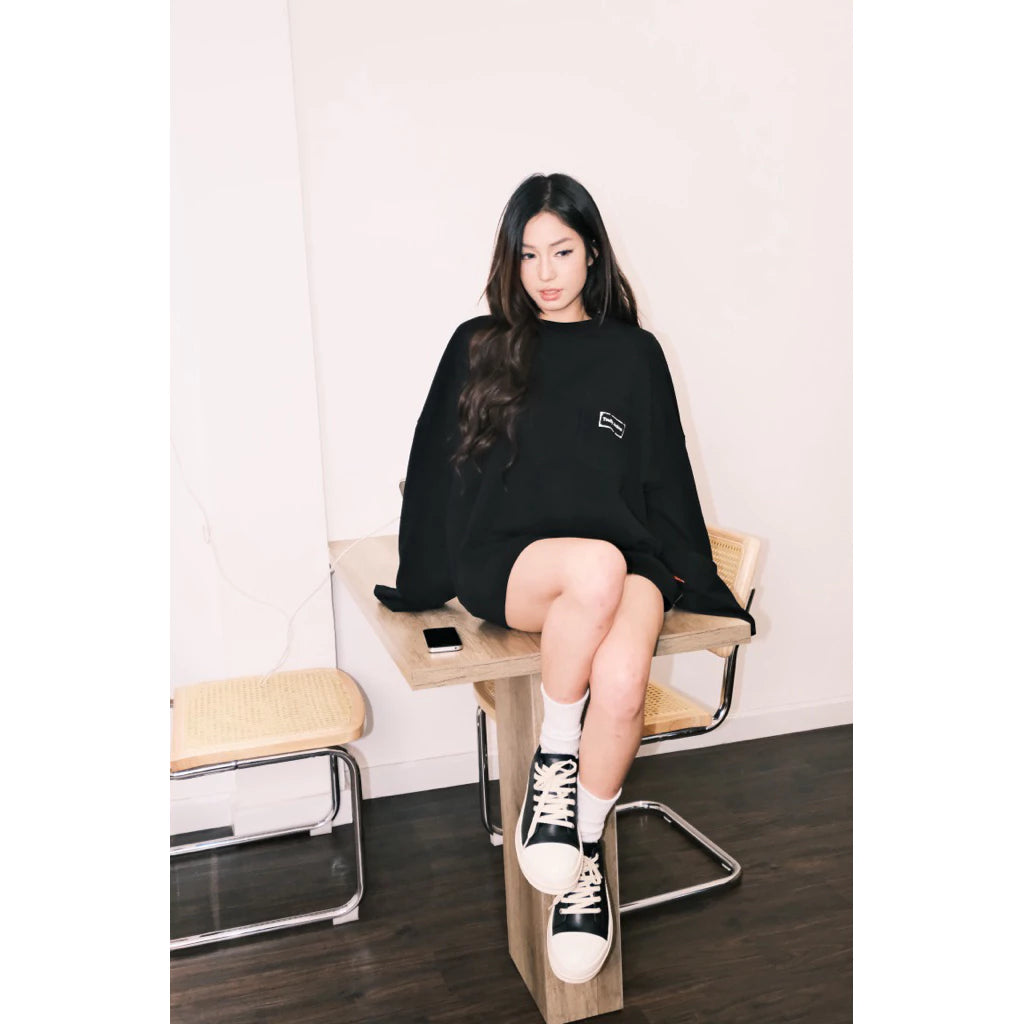 Áo Thun Tay Dài TRAFFY 77Fragile -THIS SIDE UP Form Oval Stargirl/ Starboy Cotton 2 Chiều Unisex