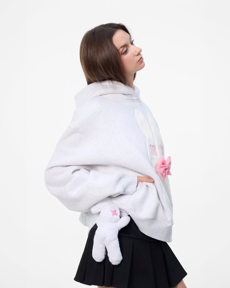 Sweet Rabbit Boxy Hoodie