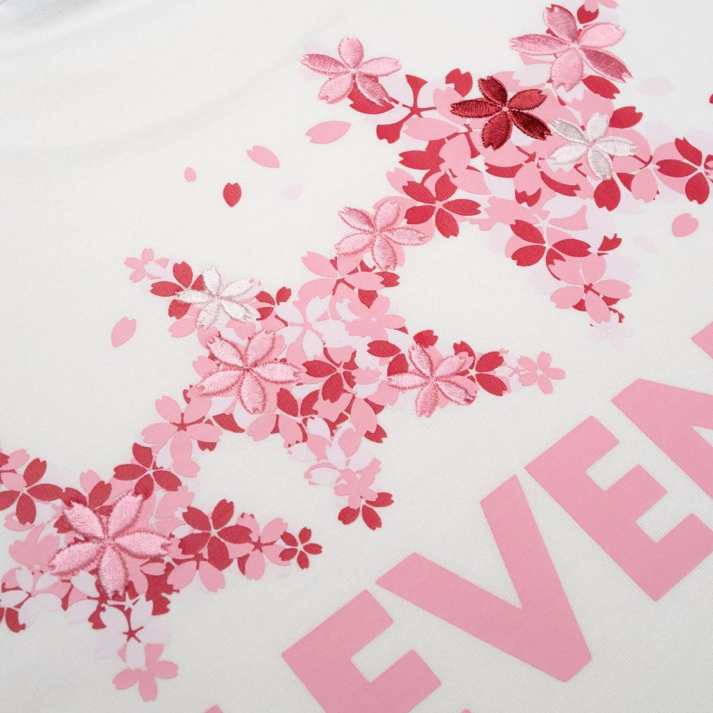 Levents Sakura Signature Logo Semi-Oversized Tee (WHITE)