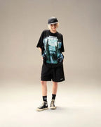 BLACK S-WILD STATION TEE - BAD HABITS SUPERTRAMP COLLECTION
