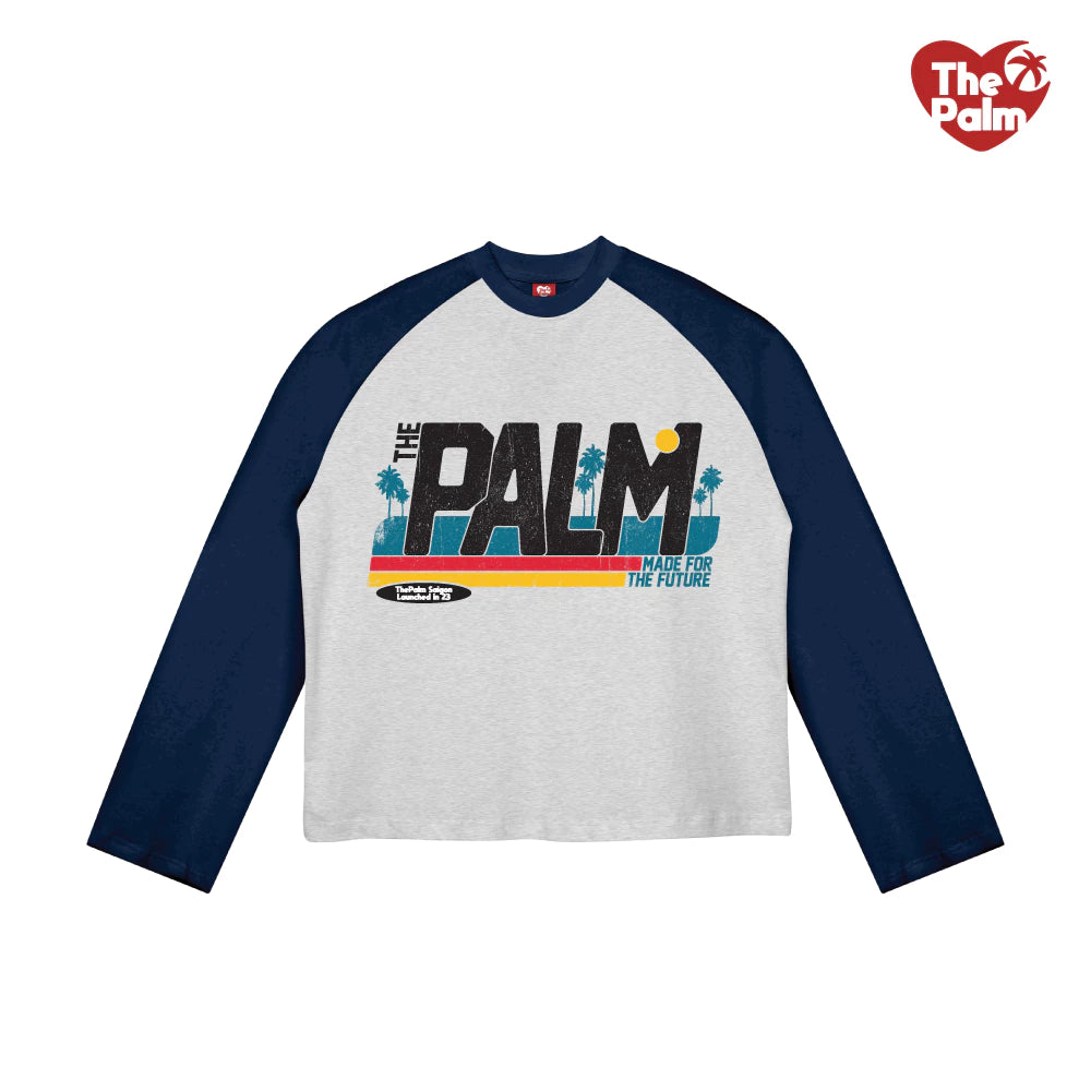 ThePalm Saigon Official - Áo Thun Tay Dài Raglan "RETRO BEACH"