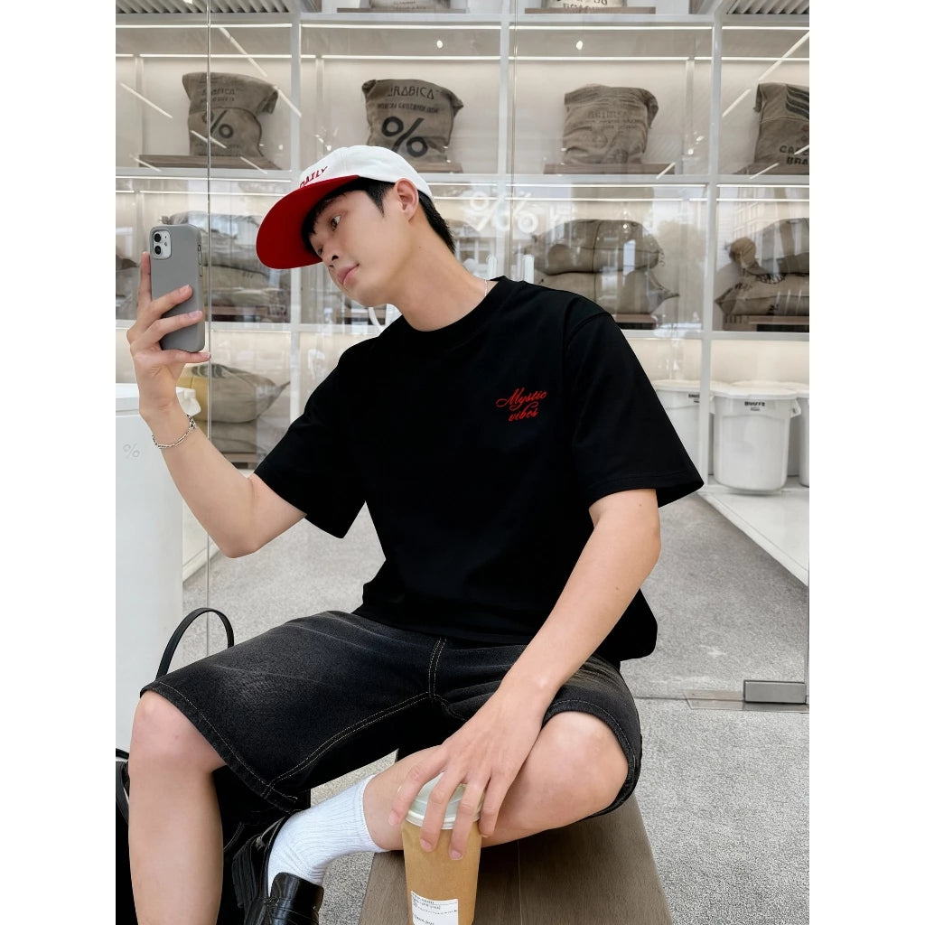 Myst Tee Thêu Chữ Local Brand LUNACY