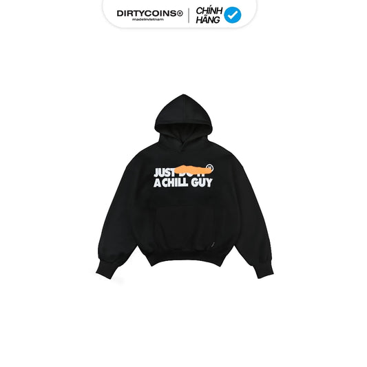 Hoodie DirtyCoins Just A Chill Guy Black