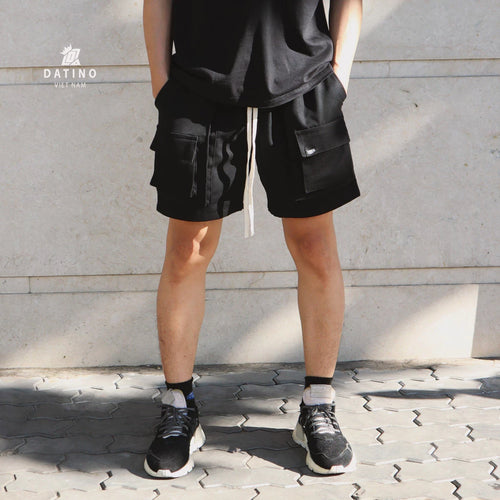 DATINO Double Pocket Stacked Kaki