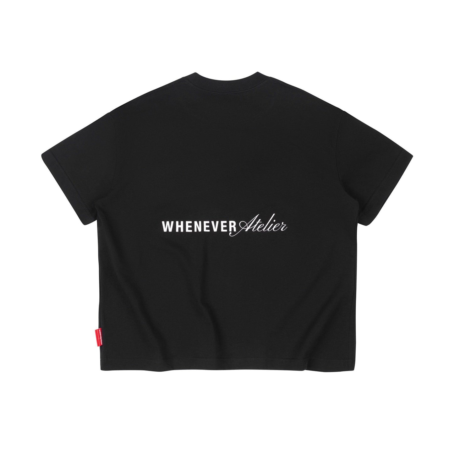 “WHENEVER” BEAR T-SHIRT / BLACK