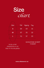 ÁO “WHENEVER” SIGNATURE SCRIPT T-SHIRT / WHITE
