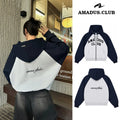 HOODIE ZIP RAGLAN BOXY NỈ CHÂN CUA 420gsm khoá kéo 2 chiều unisex