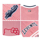 Levents® x Hello Kitty Jersey Striped Baseball Jersey