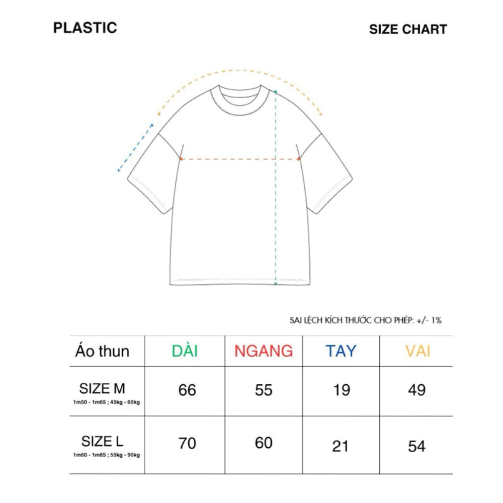 Áo thun "Vô Tri" form boxy vải 100% cotton 2 chiều 260gsm dày dặn