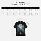 BLACK S-WILD STATION TEE - BAD HABITS SUPERTRAMP COLLECTION