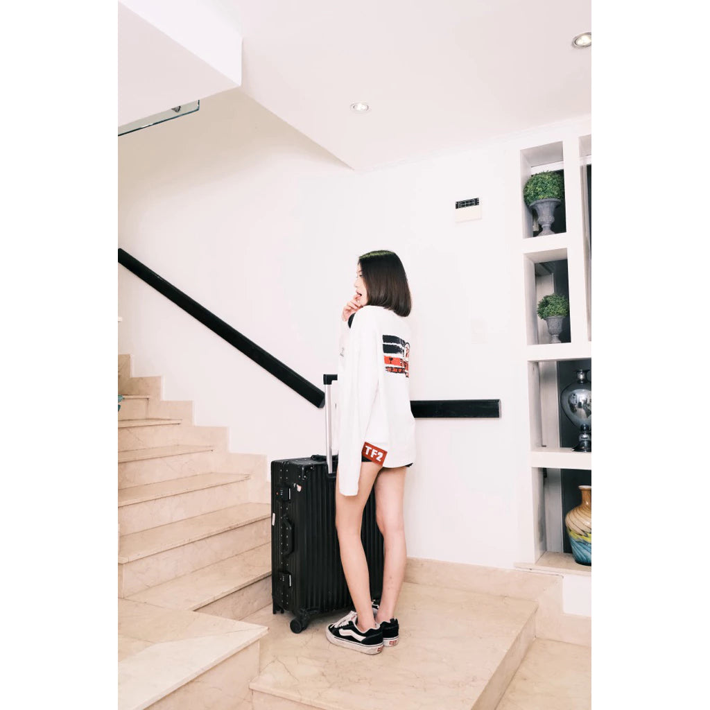 Áo Thun Tay Dài TRAFFY 77Fragile -THIS SIDE UP Form Oval Stargirl/ Starboy Cotton 2 Chiều Unisex