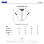 Levents® x Hello Kitty Jersey Striped Baseball Jersey