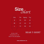 “WHENEVER” BEAR T-SHIRT / RED