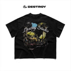 Áo Thun Boxy DESTROY STUDIO Reternity Concept Design Cotton 250gsm