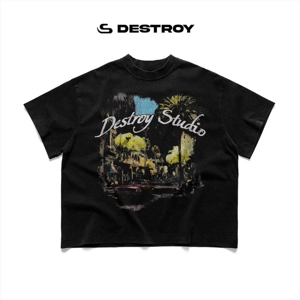 Áo Thun Boxy DESTROY STUDIO Reternity Concept Design Cotton 250gsm