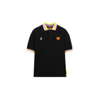 STRIPE RABBIT POLO - BLACK