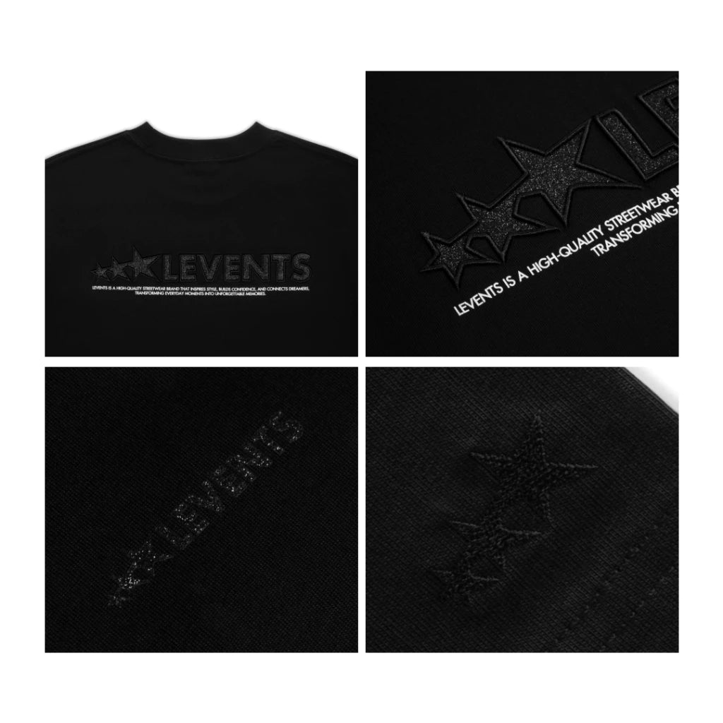 Levents Blink Blink XL Logo Oversized Tee/ Black