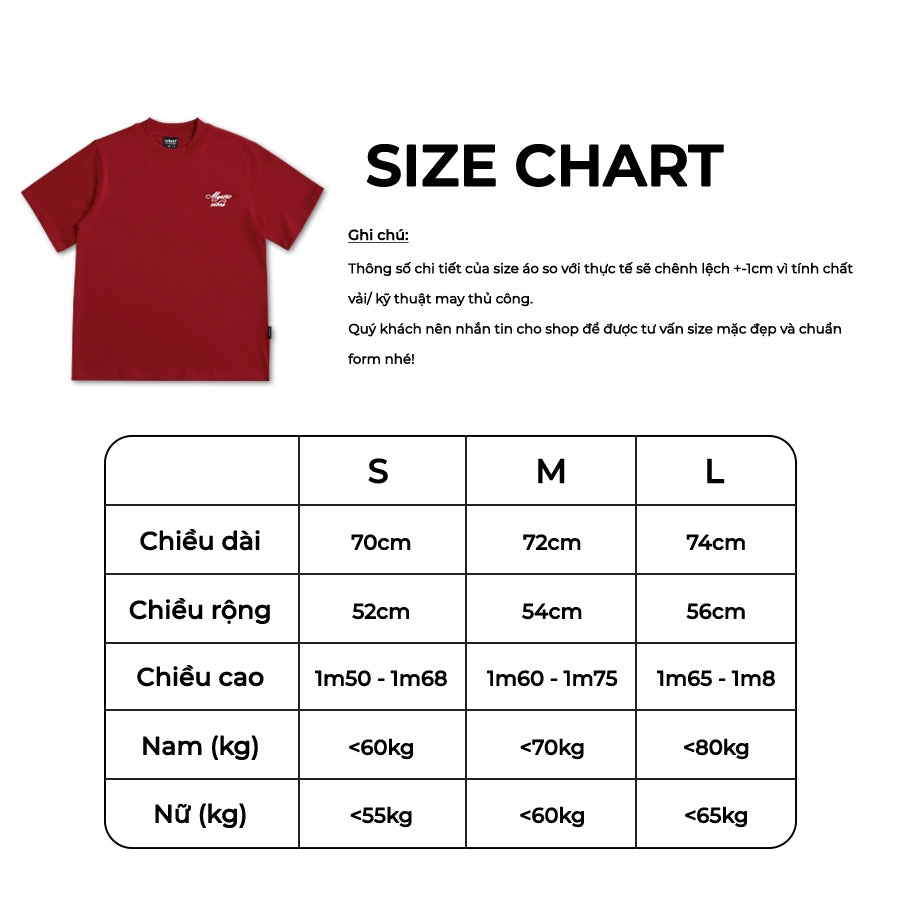 Myst Tee Thêu Chữ Local Brand LUNACY