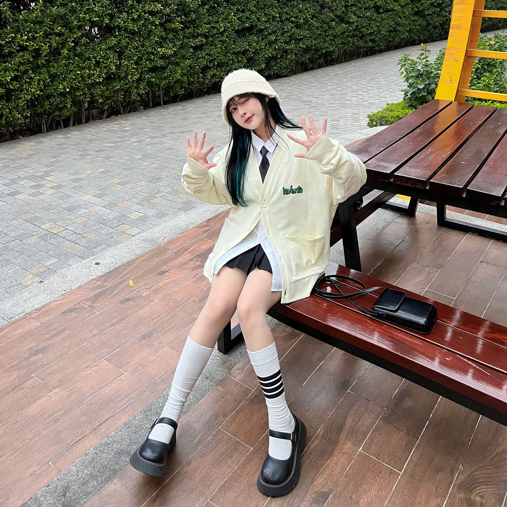 LEVENTS® "PLAY LOGO" CARDIGAN
