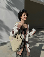 Bad Rabbit "BROWNIE CARTOON" Cardigan